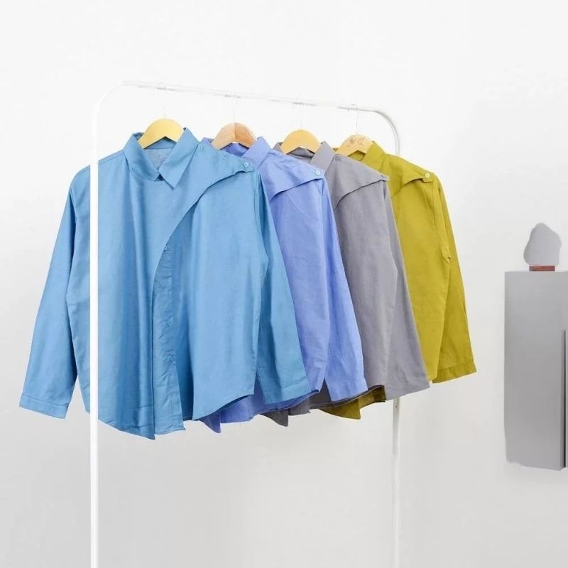 Hawa Shirt katun Oversize / size s-xxl kemeja fit wanita muslim hijab/ kemeja wanita hijab
