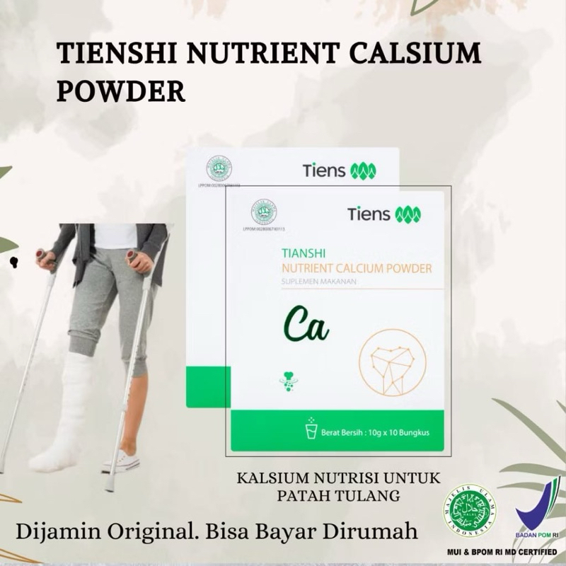 [ORI PRODUCT] Susu Kalsium Tiens Untuk Penyambung Tulang Patah & Retak Susu Kalsium Patah Tulang Tie