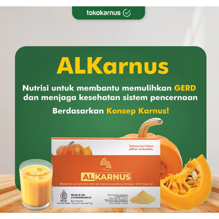 

AL KARNUS minuman sereal dengan Labu Kuning