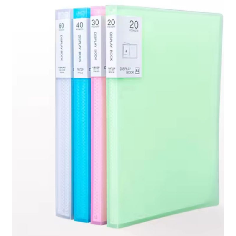 

Display Book A4 Folder Penyimpanan 20 pockets