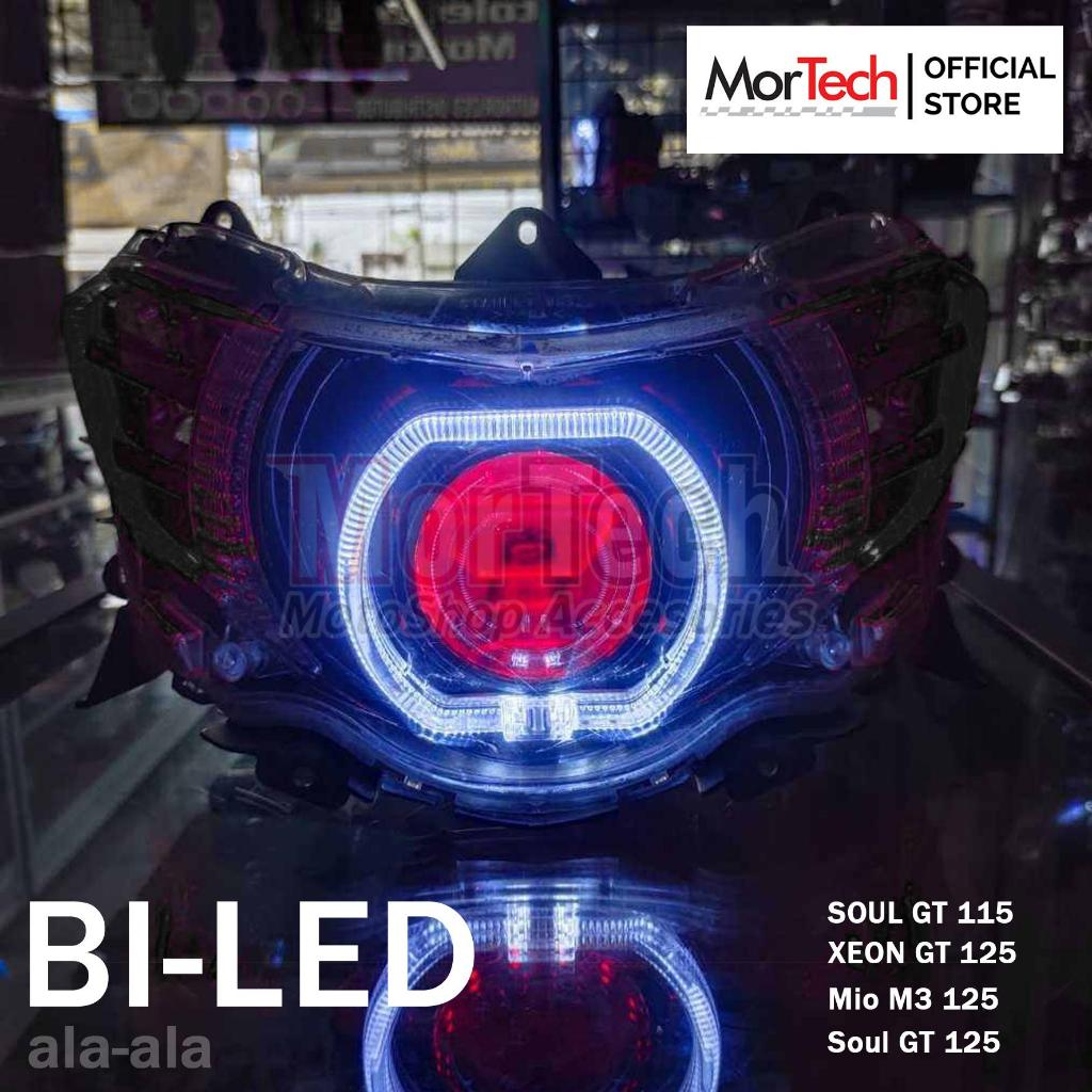 Headlamp Projie Yamaha Soul GT Ala BI-LED Biled AES + Shroud BMW Reflektor Lampu Depan Mio Soul GT 1