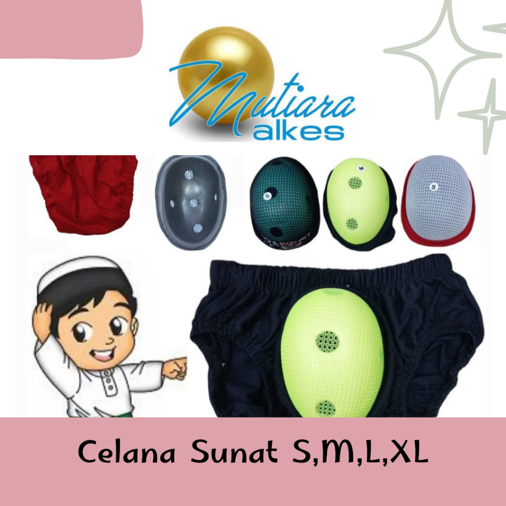 Celana Dalam Sunat Khitan Sempak Kolor Batok Pelindung Anak Dewasa - MUTIARA ALKES