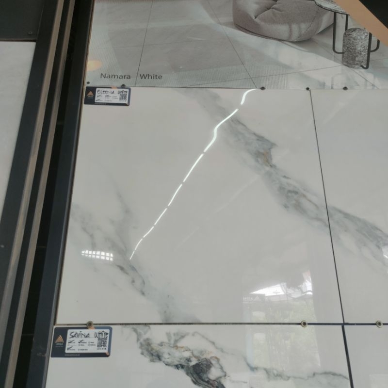 Granite Arna 60x60 Glass Polish Eleena White Export Kw1 Granit Keramik