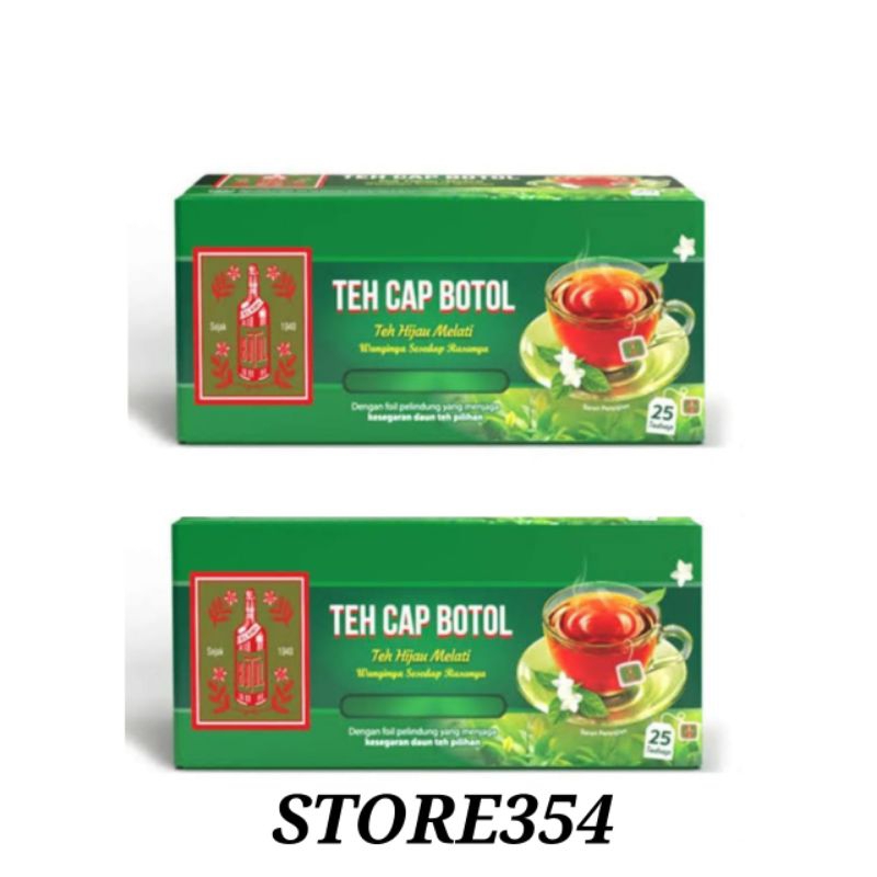 

Teh Cap Botol l Teh Celup Hijau Melati isi 25