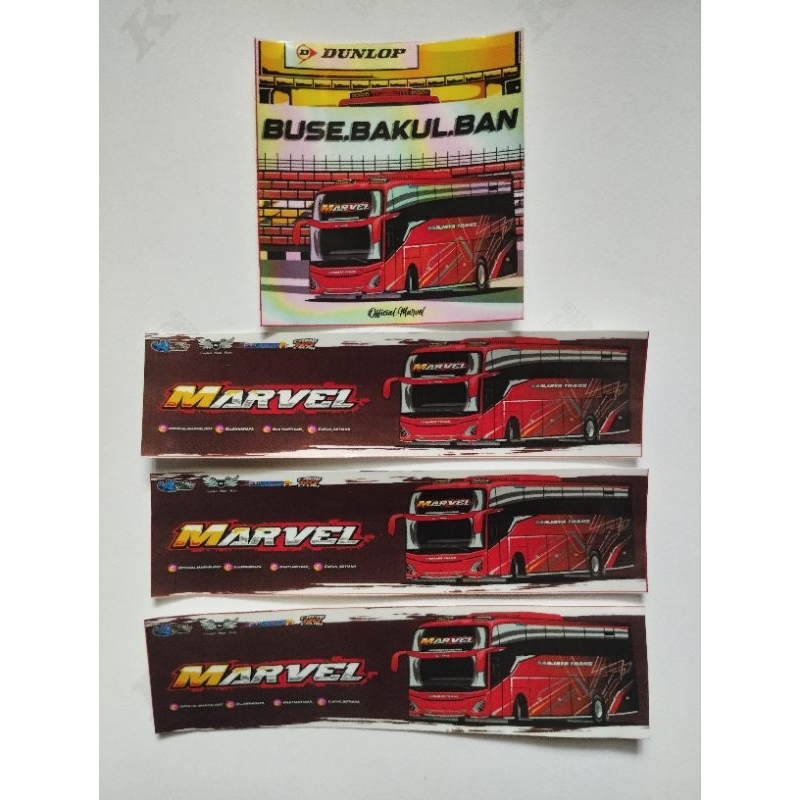 

Stiker Bus Marvel sanjaya trans