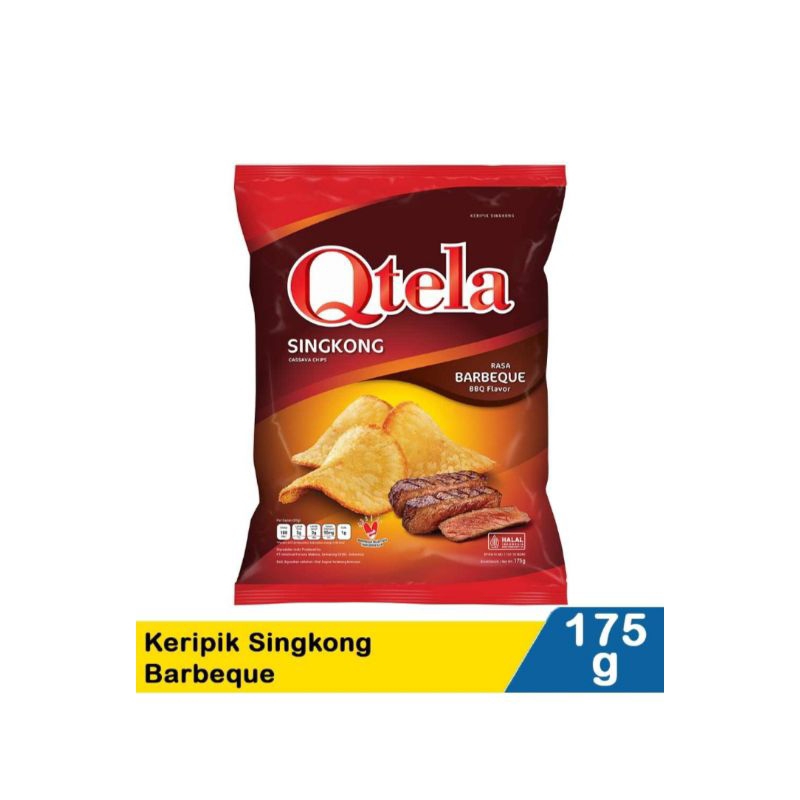 

QTELA KERIPIK SINGKONG RASA BARBEQUE 175 GR