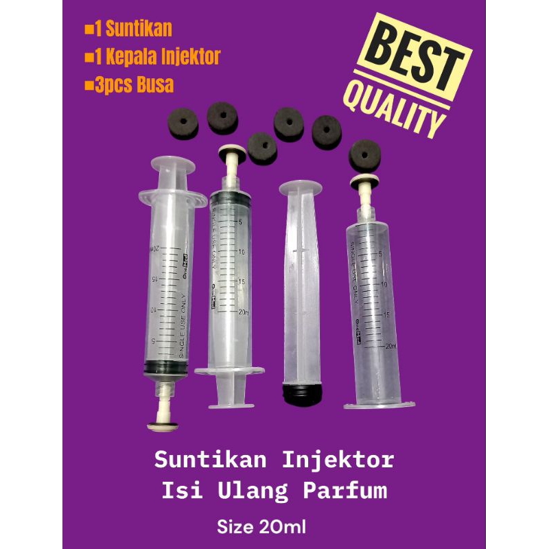 Suntikan Isi Ulang ( Untuk Isi )Parfum Botol Press / Injector Botol Parfum Press TERMURAH