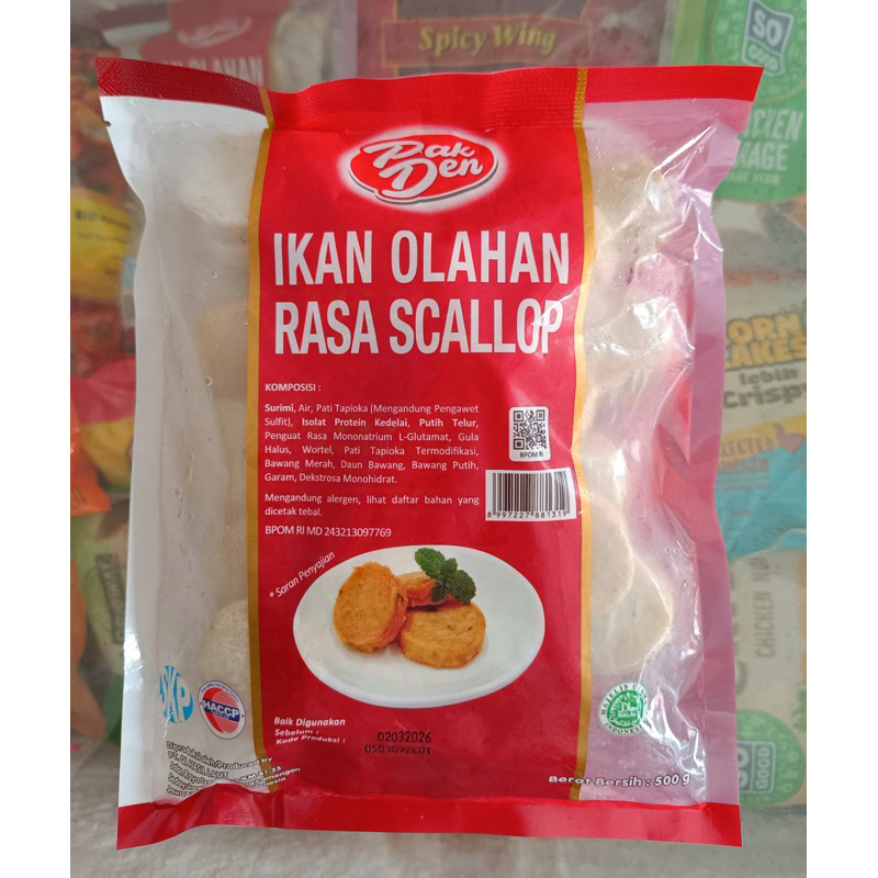 

PAK DEN Scallop 500gr