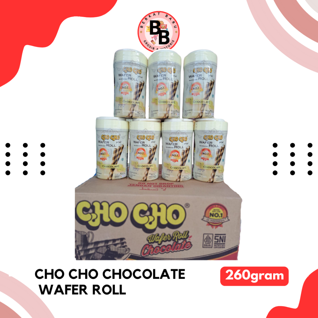 

[BB SNACK] CHO-CHO WAFER ROLL 260GRAM