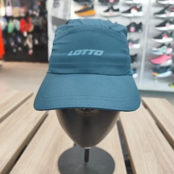 Topi Lari - LOTTO Crema Caps - Hitam [LOTCP240501B]- Original