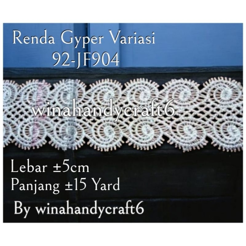 Renda Gyper Variasi 92-JF904 Putih