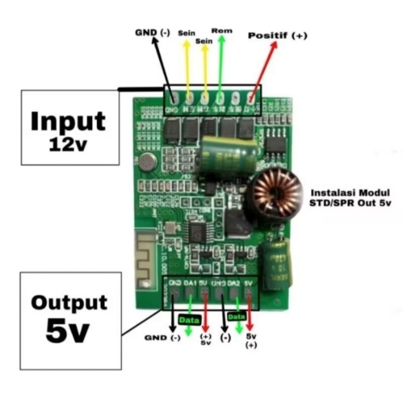 Modul DMX PCB LED alis dmx