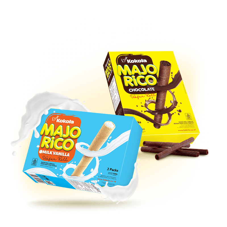 

KOKOLA MAJORICO WAFER ROLL KEMASAN BOX 100GR COCOK UNTUK HAJATAN