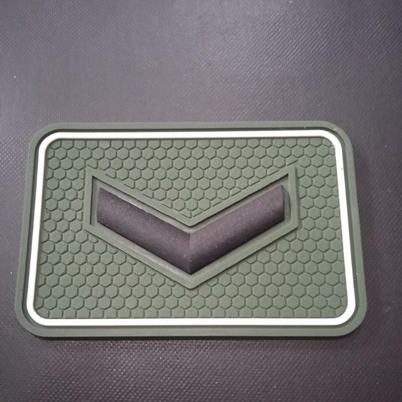 Patch Rubber Pangkat Prada (topi)