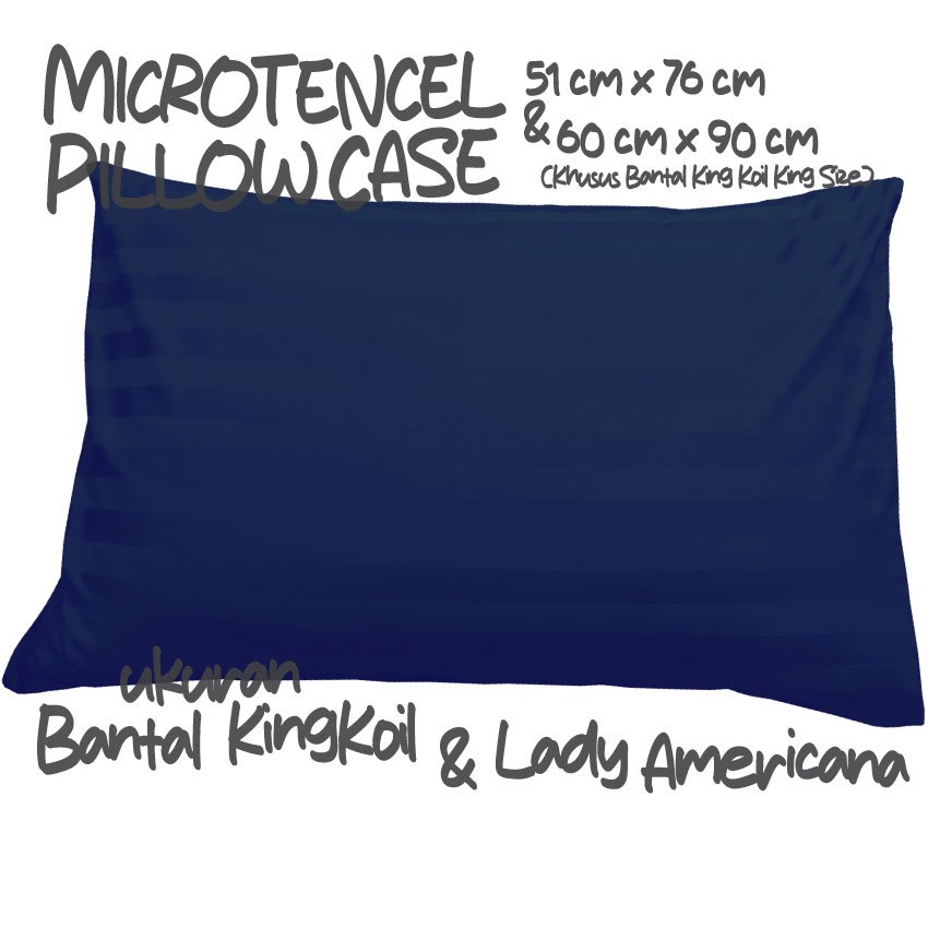 Sarung Bantal MicroTencel Jumbo | Pillow Case Microtencel Hotel Collection ukuran King Koil