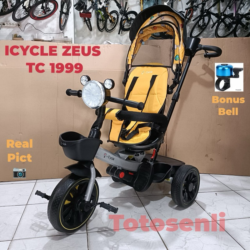 sepeda anak roda tiga i cycle zeus TC-1999 by wim cycle