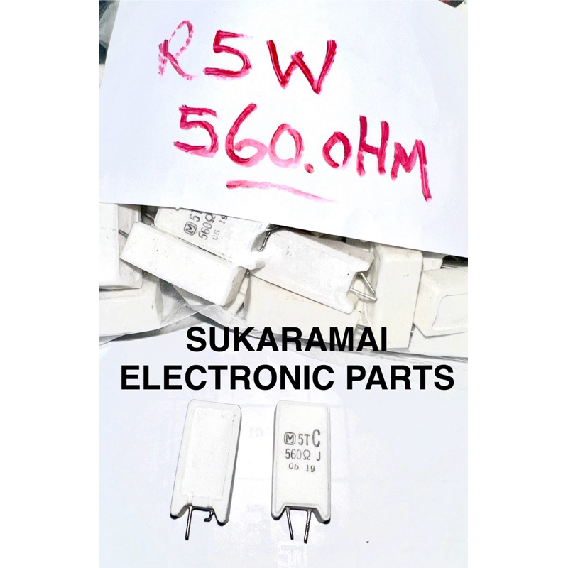 Resistor 5w 560ohm 5 watt 560 ohm japan
