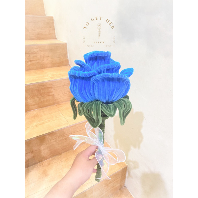 Bunga Mawar | Bunga Mawar Pipe Cleaner | Bunga Pipe Cleaner | Pipe Cleaner