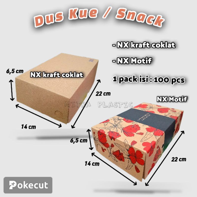 

Kotak Nasi NX Kraft - Kotak Nasi Persegi Panjang Merk Depaper