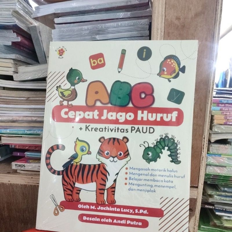 Buku ABC Cepat Jago Huruf + Kreativitas Paud