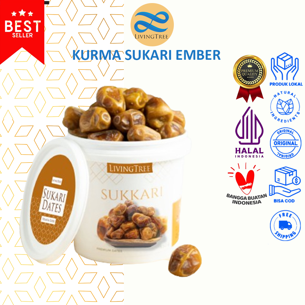 

Kurma Sukari ember 850Gram premium