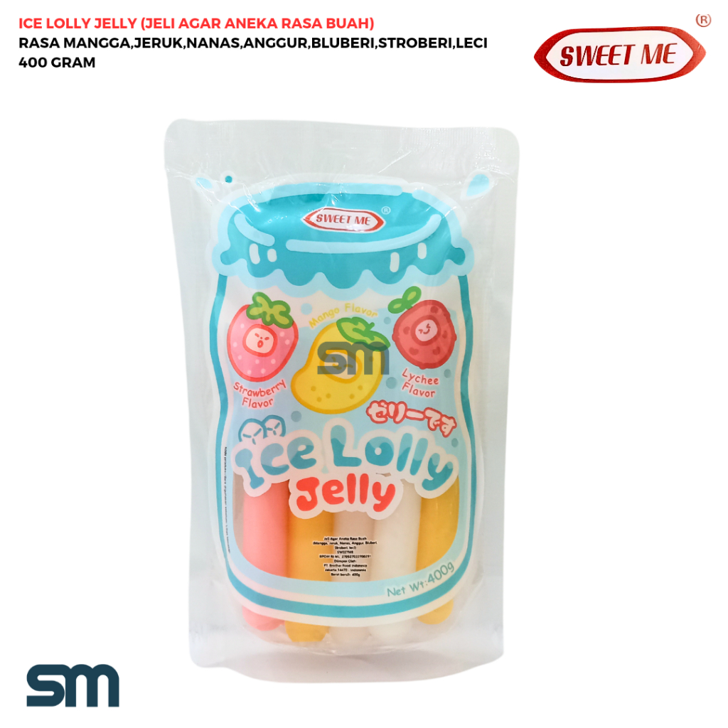 

SWEET ME ICE LOLLY JELLY ANEKA RASA BUAH 400 GRAM