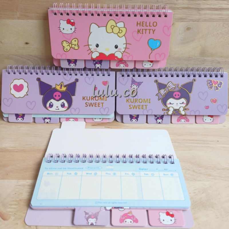 

Buku note jurnal sekat panjang sanrio 6663 HELLO KITTY KUROMI