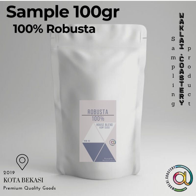 

biji kopi blend 100% Robusta kopi susu series 100gr