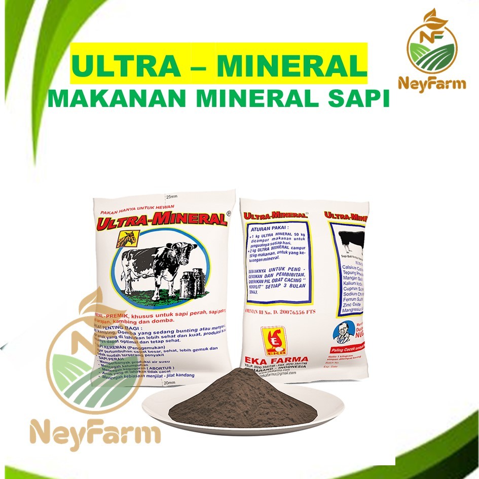 Ultra Mineral Sapi 1 Kg Kemasan Frespack (Vitamin Penggemuk Sapi)