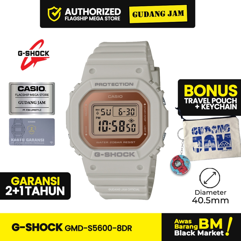 Jam Tangan G-Shock GMD-S5600-8DR GMD-S5600-8D GMD-S5600 GMDS5600 GMD S5600
