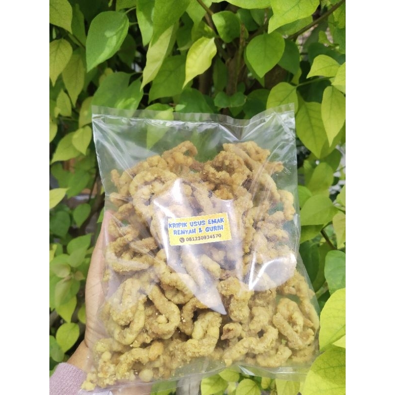 

Kripik usus EMAK kemasan 250g