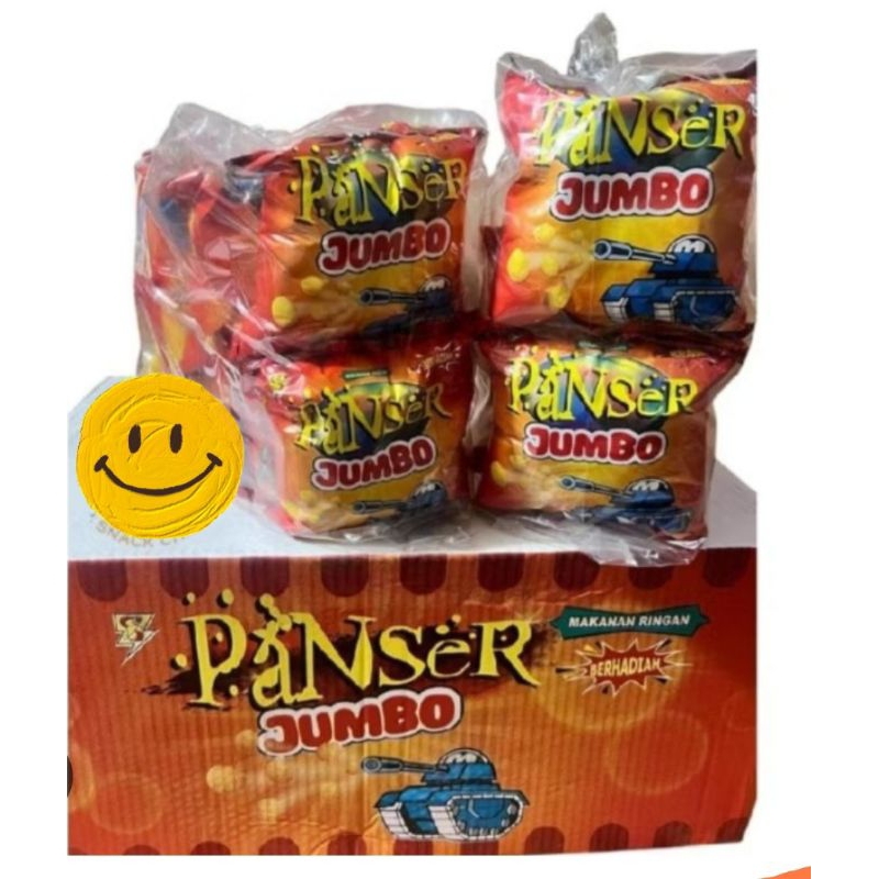 

Chiki PANSER Jumbo Berhadiah 1 karton isi 40 Pcs