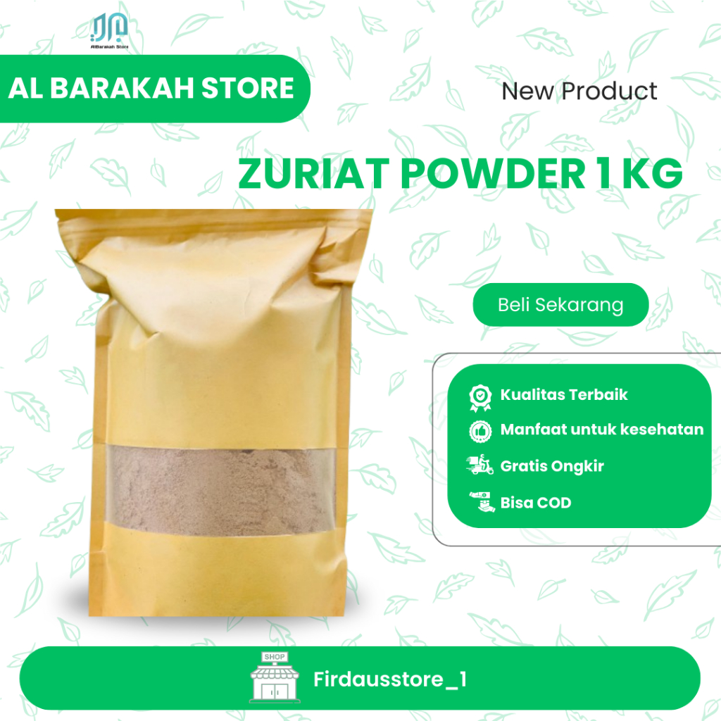 

Serbuk Zuriyat 1 kg Serbuk Promil Halus Serbuk Buah Zuriat Original 1 Kg