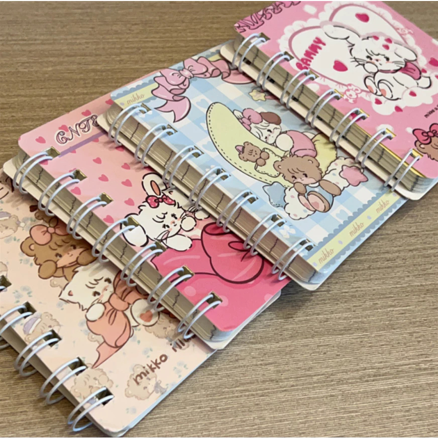 

Notebook Spiral Mini A7 Buku Memo Kecil 80 lembar / buku lucu mungil simpel