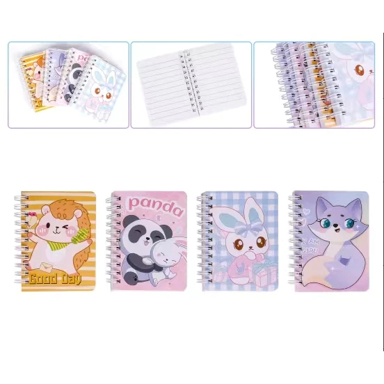 

Note Book Spiral A7 Karakter / Diary Spiral A7- 70 Lembar / buku catatan kecil / buku diary lucu