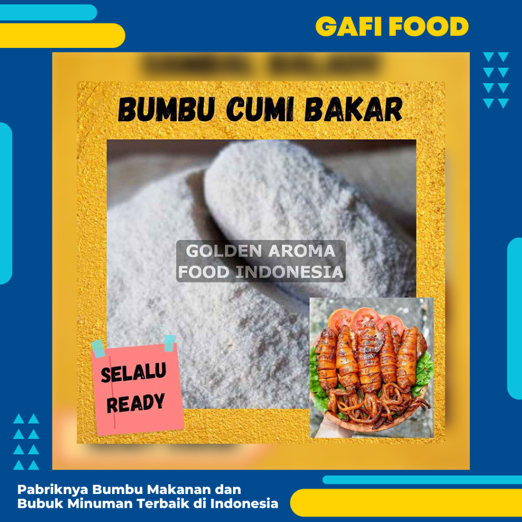 

BUMBU TABUR CUMI BAKAR 1 KG FOOD GRADE 1Kg Bubuk Bumbu Usaha Kentang Goreng Cimol Keripik Pisang