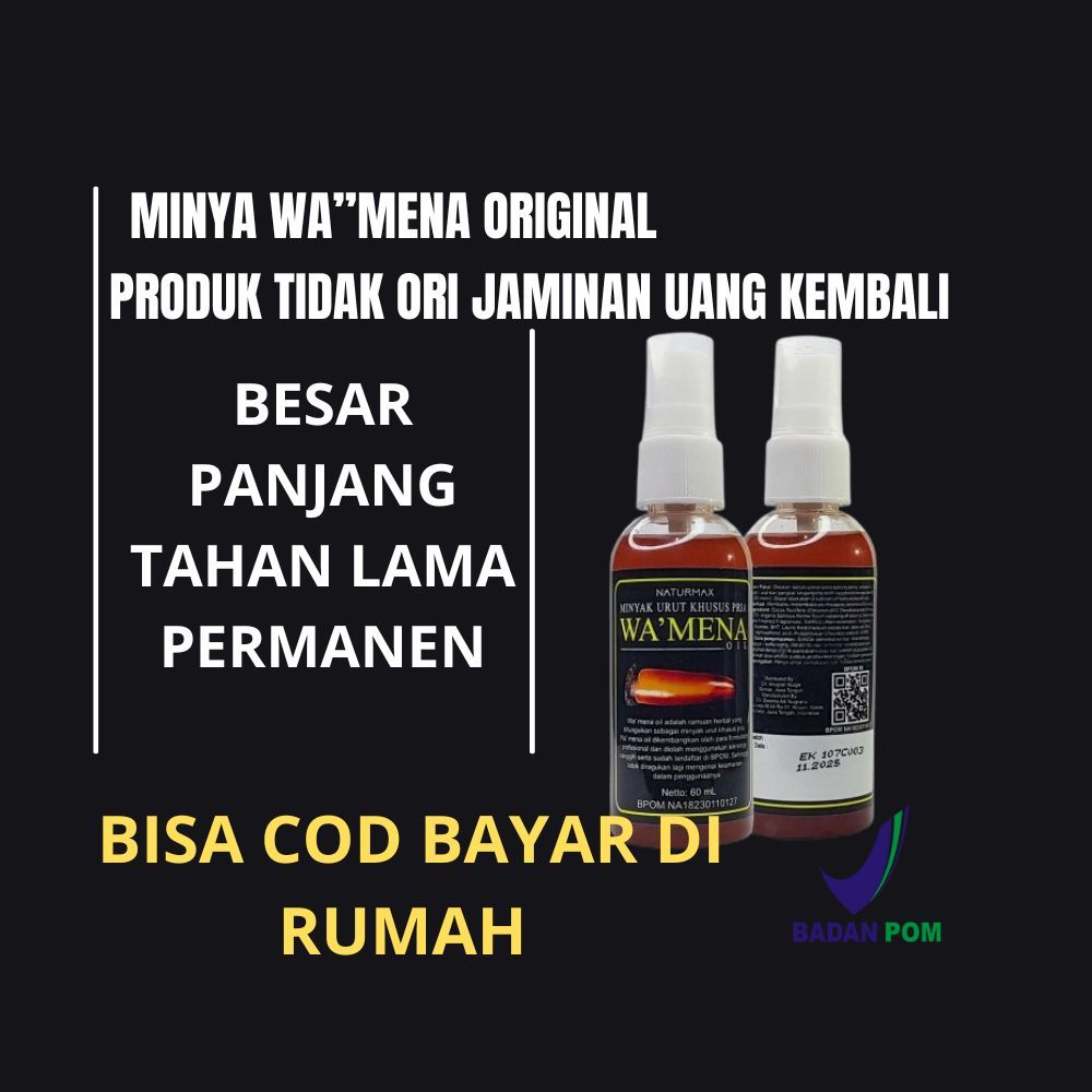 DAUN TIGA JARI WA'MENA minyak WAMENA herbal pembesar pennis kelamin pria alat vital laki laki mr p a