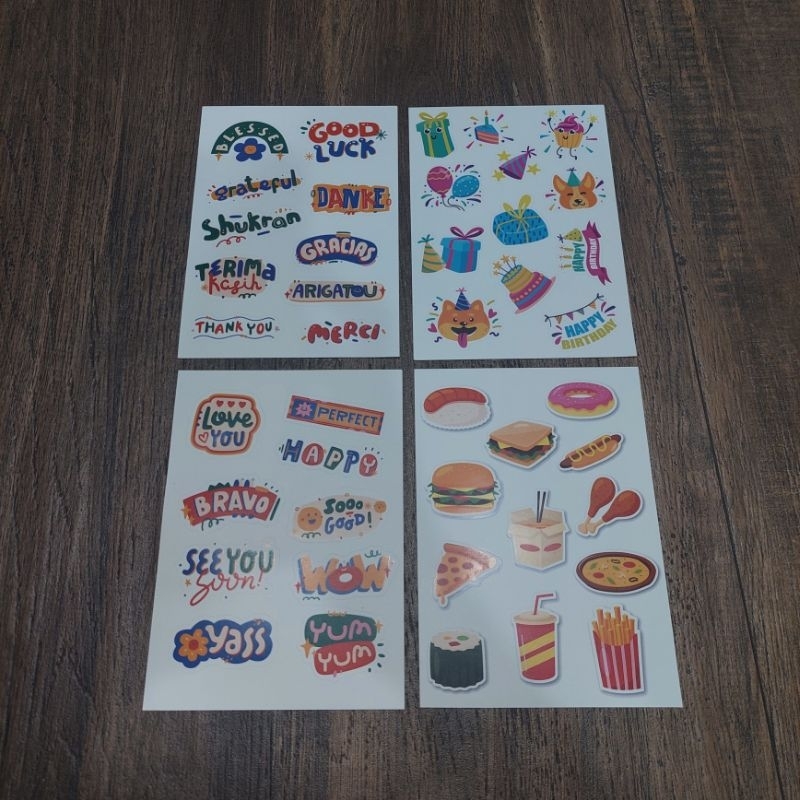 

STICKER SCRAPBOOK STIKER BIRTHDAY GREETING