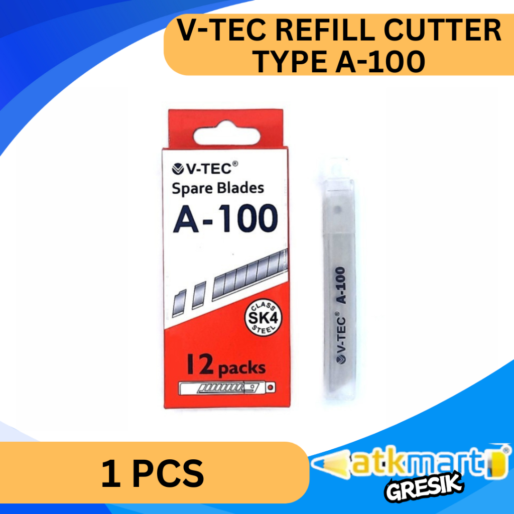 

V TEC REFILL CUTTER ISI KATER TYPE A-100 1 PACK 5 PCS