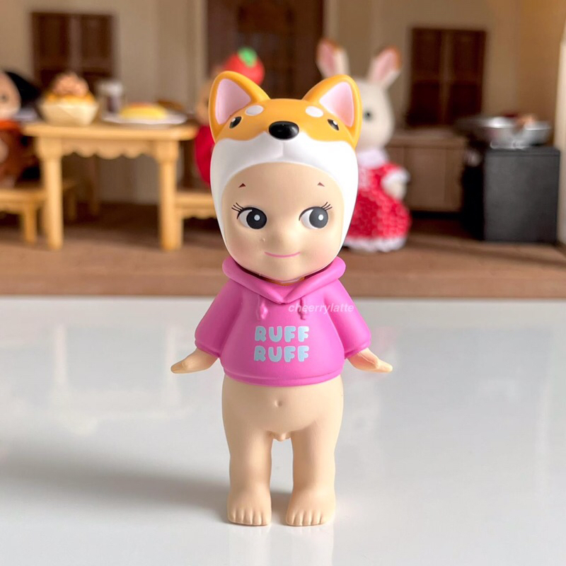 sylvanian families popmart sonny angel - husky blind bag mini party babies pucky dog time shiba inu 