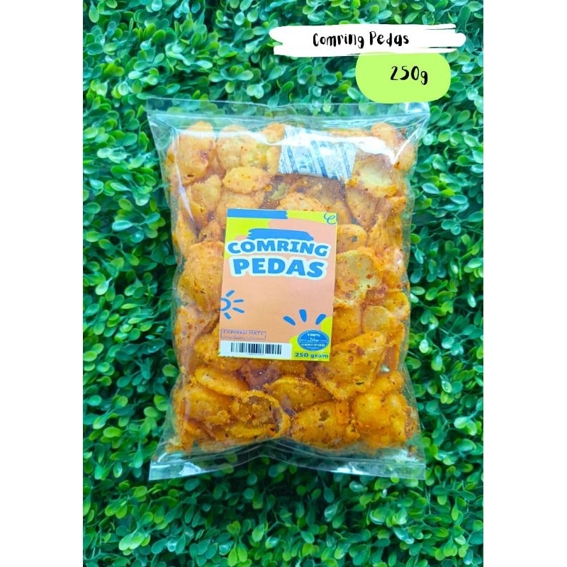 

SNACK ENACK - COMRING PEDAS 250GR cemilan murah jajan enak