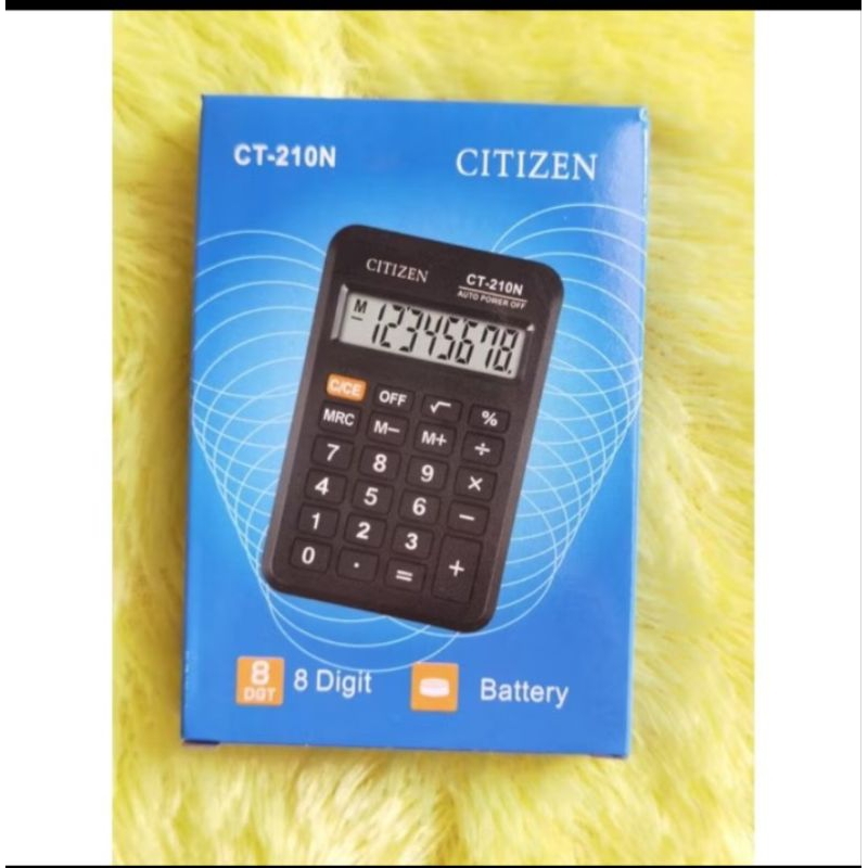 

KALKUKATOR CITIZEN CT 210N 8 DIGIT / CALCULATOR 8 DIGIT