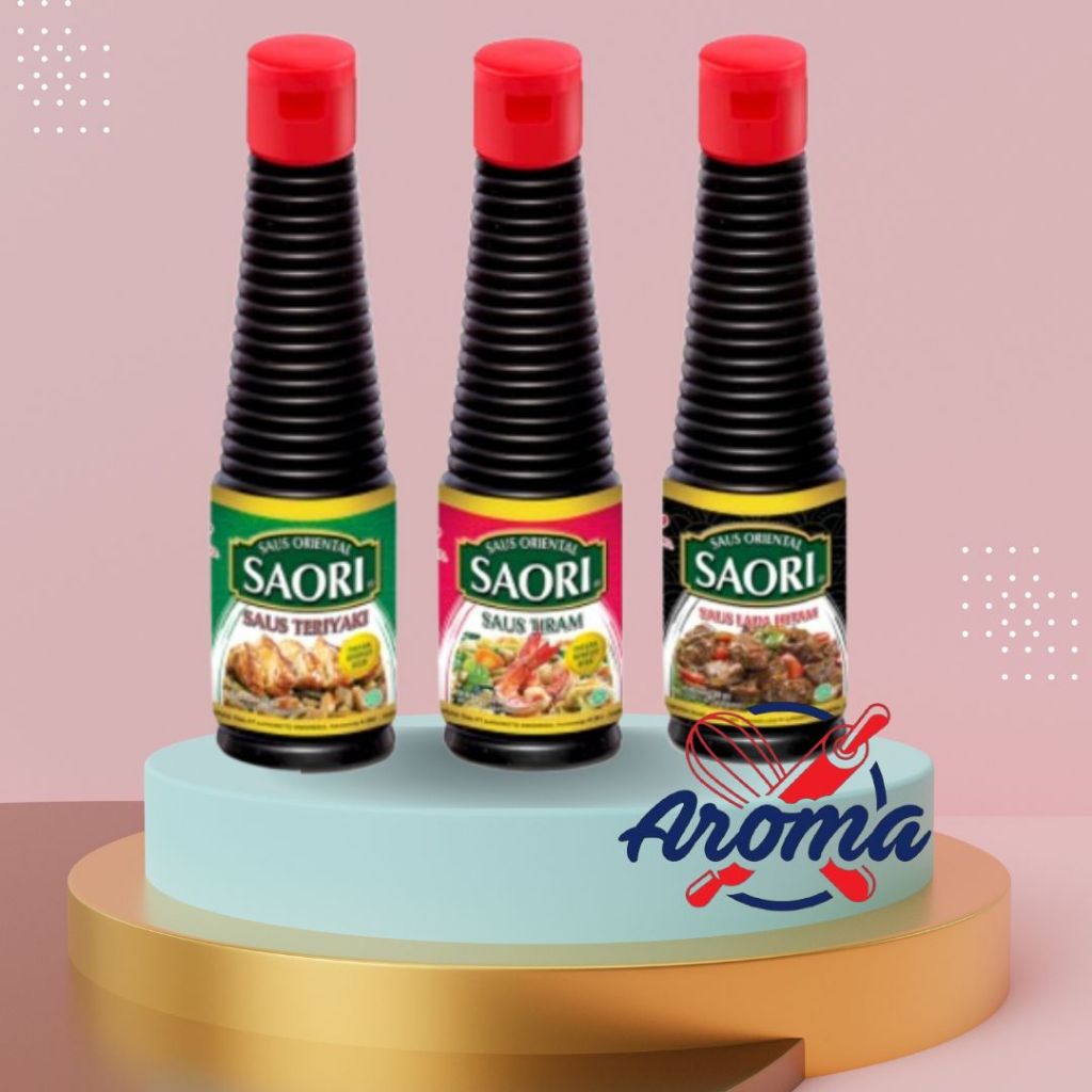 

Saori Saus Lada Hitam, Teriyaki, Tiram