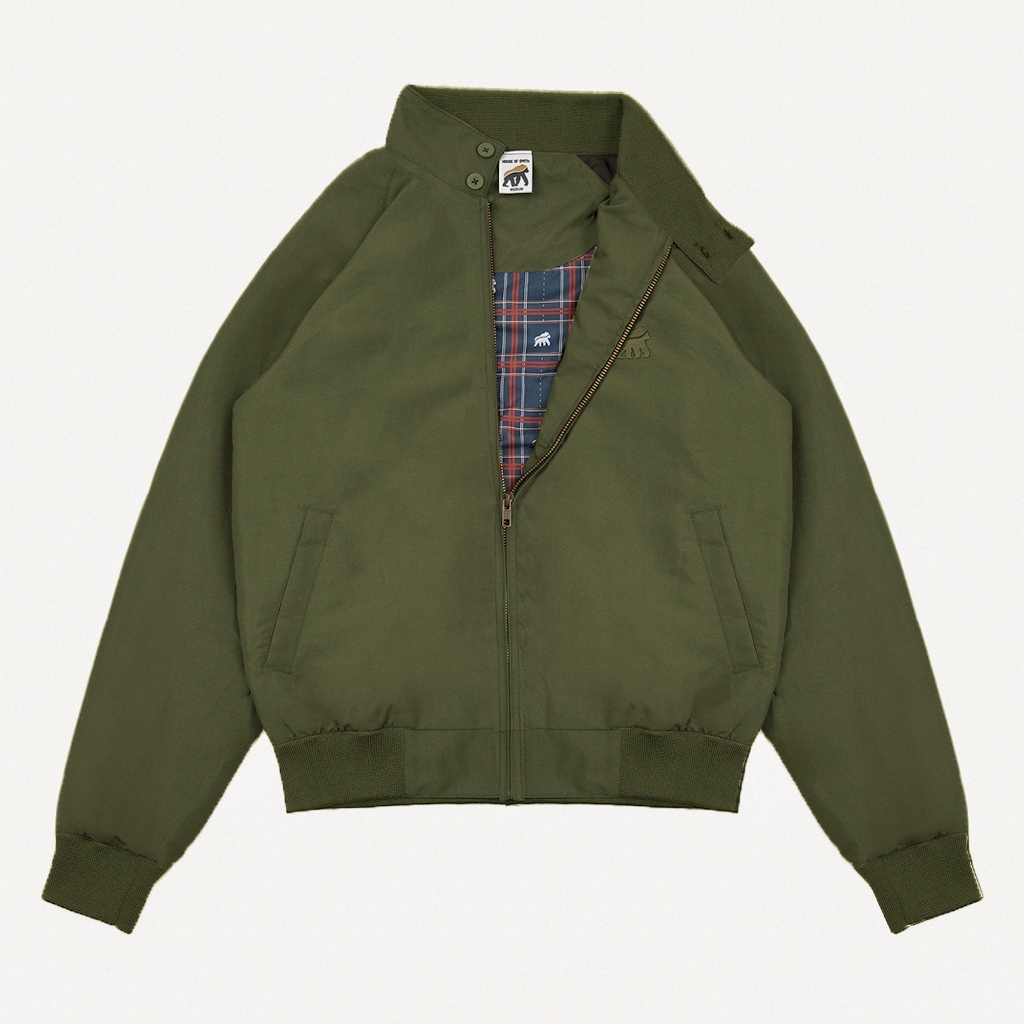 House of Smith Jaket Harrington Pria - Hangor Olive #3 - Harrington Jacket