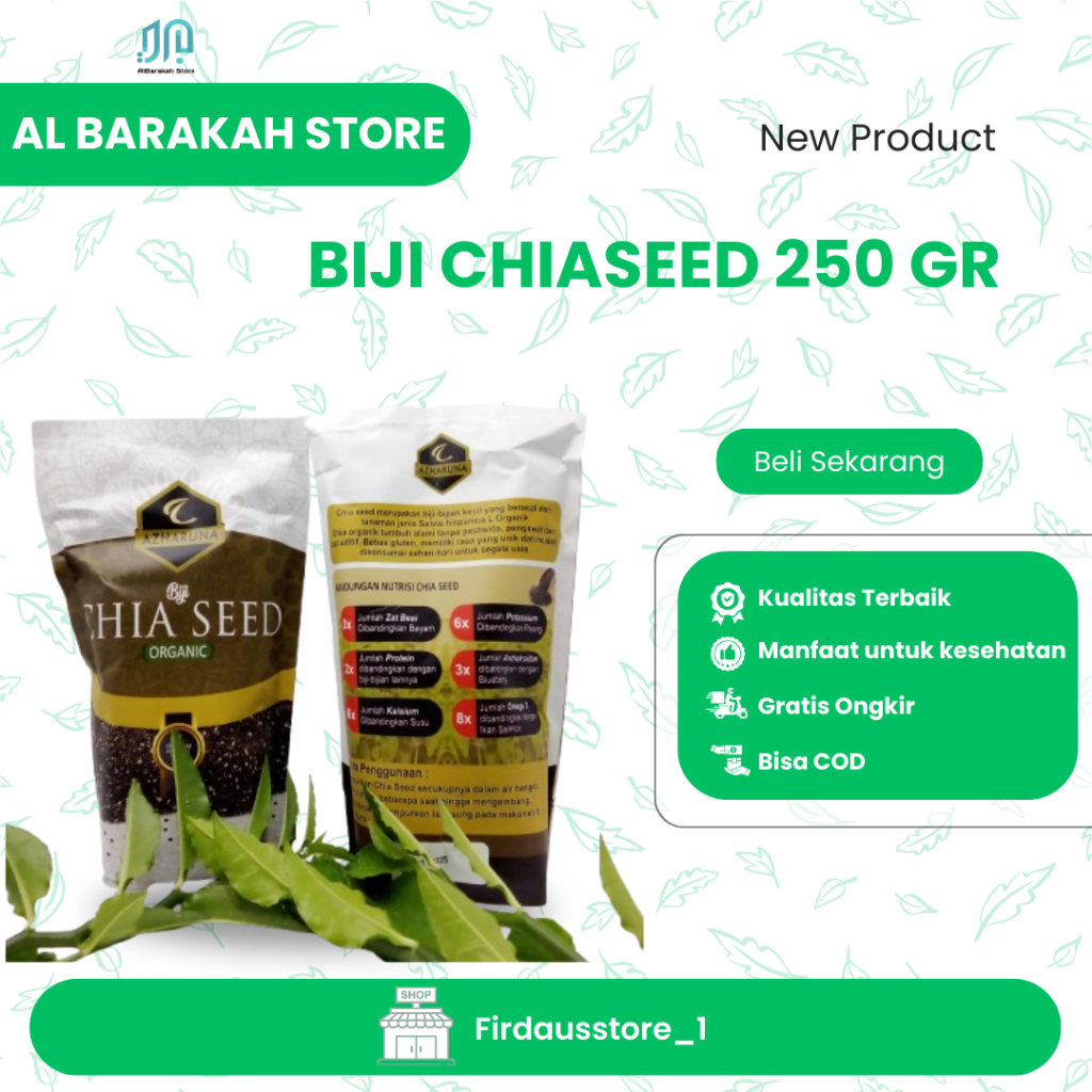 

BIJI CHIA SEED ORGANIK 250 GR