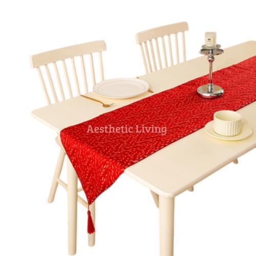 Taplak Meja Tamu Panjang Taplak Meja Tengah Table Runner Aesthetic Mewah Import