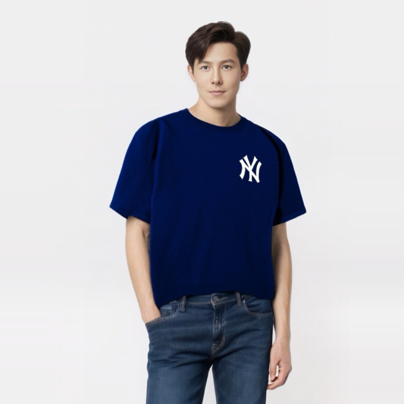 Ofavlo T Shirt Kaos Lengan Pendek New York Yankees NY MLB Unisex Pria Wanita