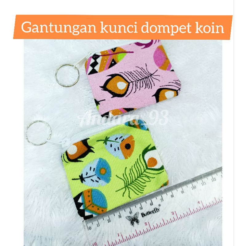 GANTUNGAN KUNCI DOMPET KOIN MINI