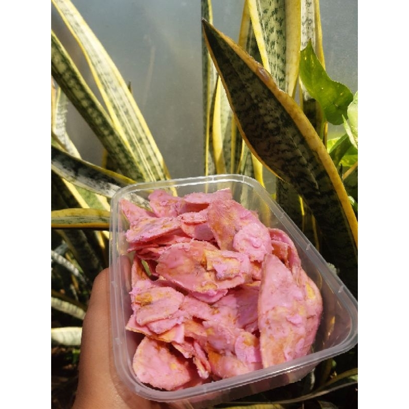 

KERIPIK PISANG LUMER WAKMENOK |100gr|Thinwall box