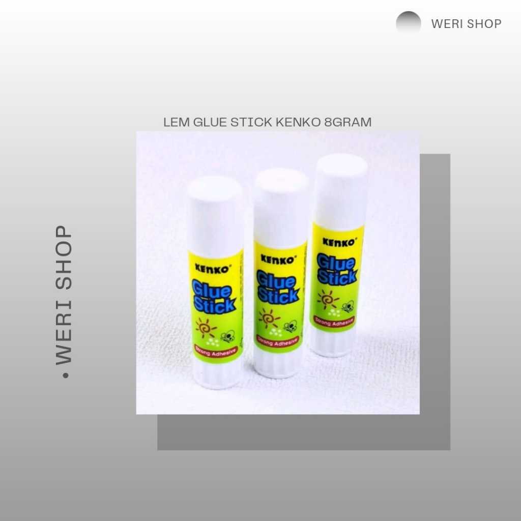 

LEM GLUE STICK MERK KENKO 8GRAM / LEM KERTAS BERKUALITAS (1 PAK ISI 30 PCS)